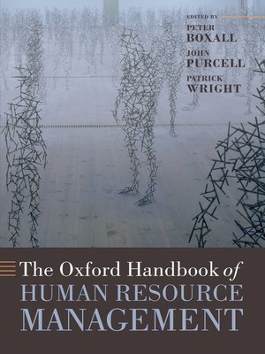 cover image of The Oxford Handbook of Human Resource Management